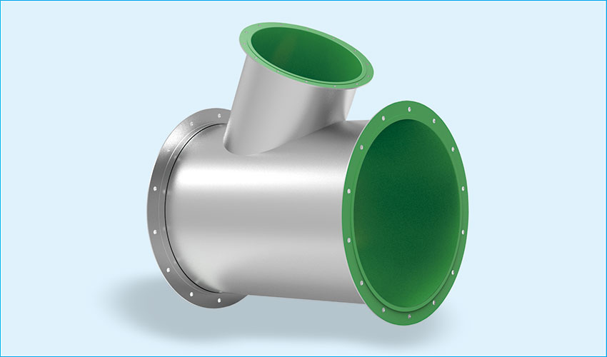 45°斜叉三通(內襯ETFE)